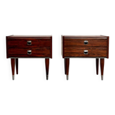 Tables de nuit en bois de rose