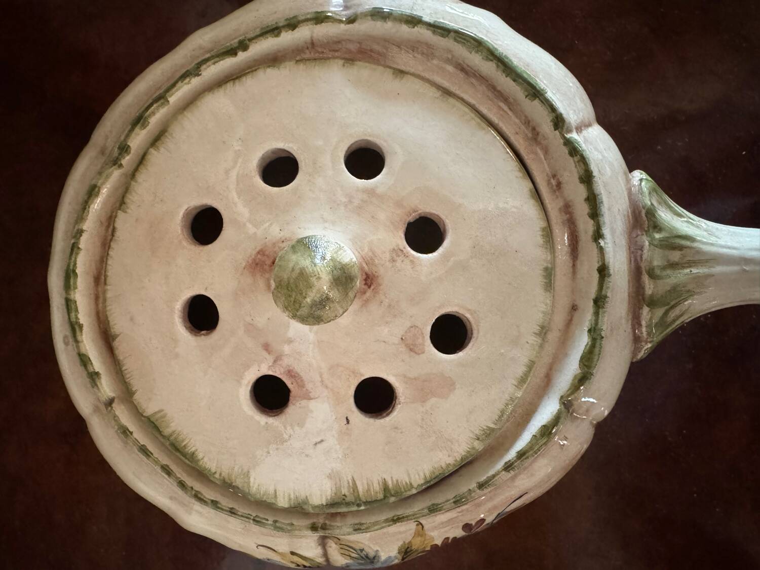 Antique ceramic flower vase