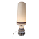 Large Vintage Ceramic "Fat Lava" and Chrome Floor Lamp, 1970s
