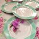 5 retro plates in Badonviller earthenware