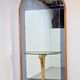 Vintage Floor Mirror with Console Table from Cristal Art, Italy, 1960s