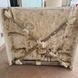 High relief plaster plaque