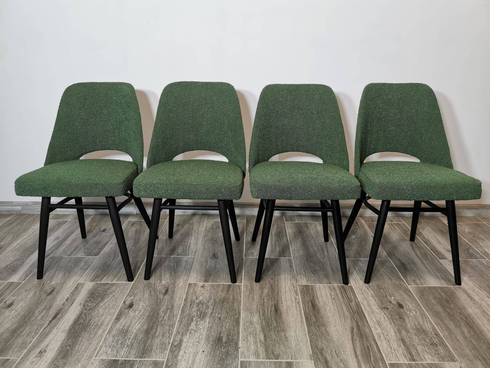 Dining Chairs by Radomir Hoffman for Ton, 1950s, Set of 4