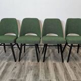 Dining Chairs by Radomir Hoffman for Ton, 1950s, Set of 4