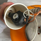 Plafonnier en verre des années 1970