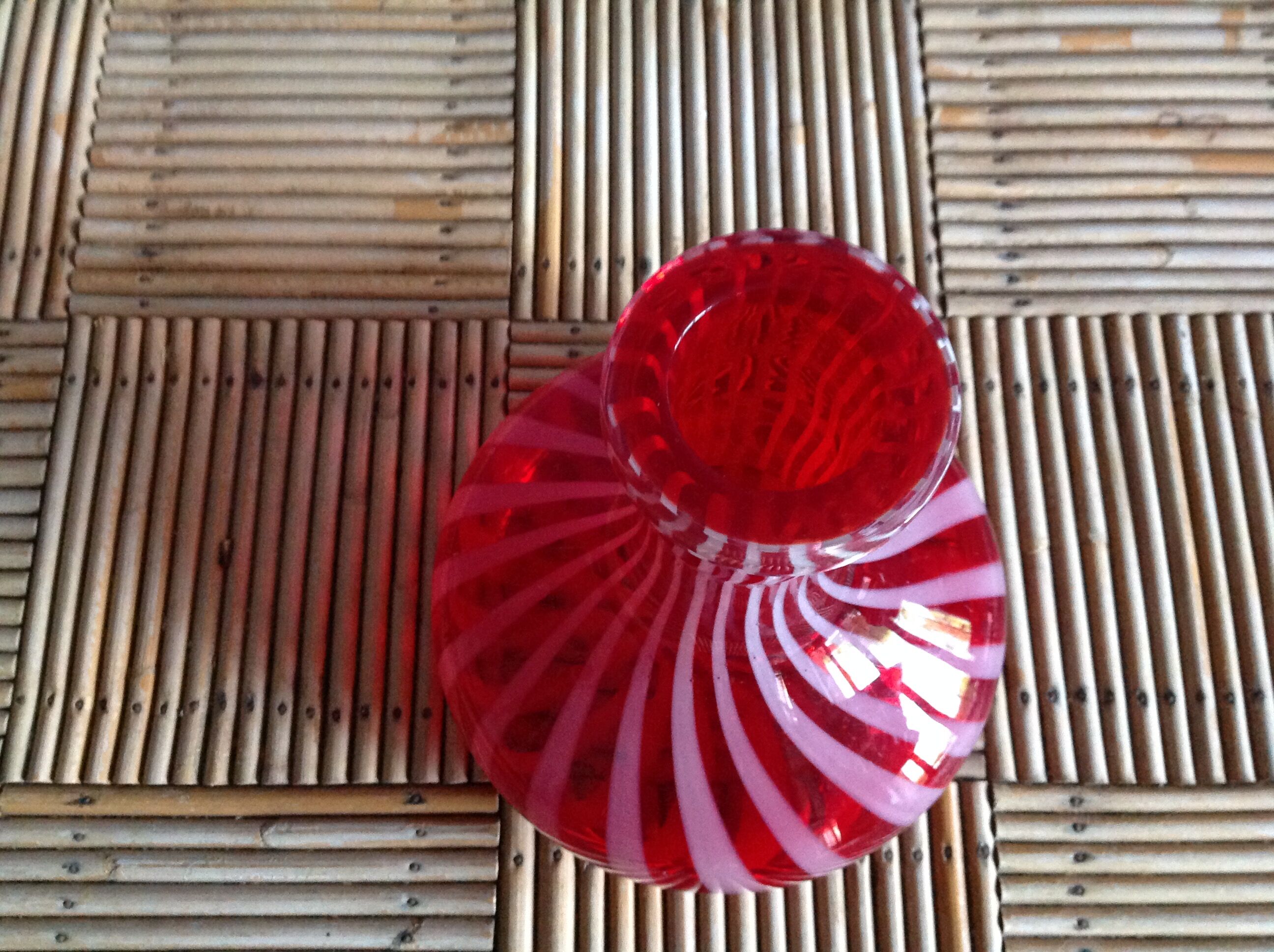 Vintage striped carafe