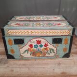 Norman painted chest
