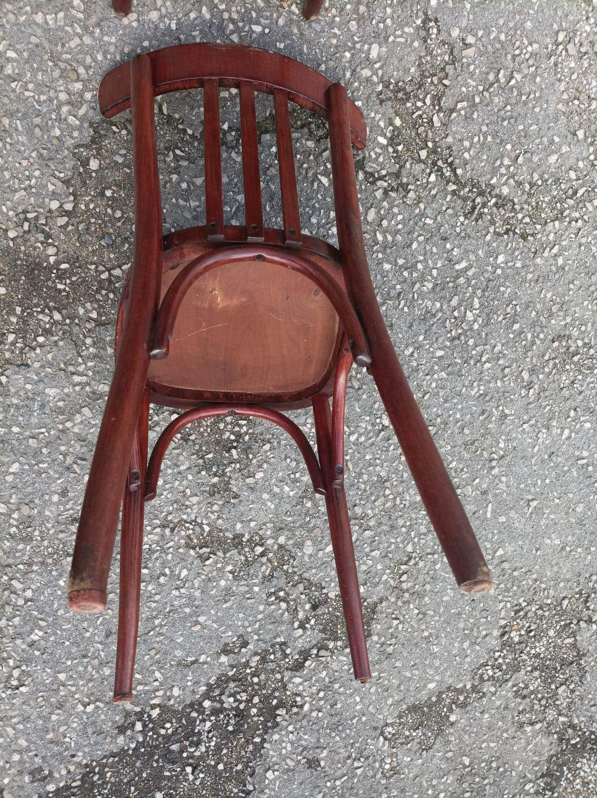 Bistro lot 9 tables and 16 chairs mahieu Jule bry