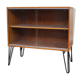 Showcase storage teak vintage 1960 with hairpin legs
