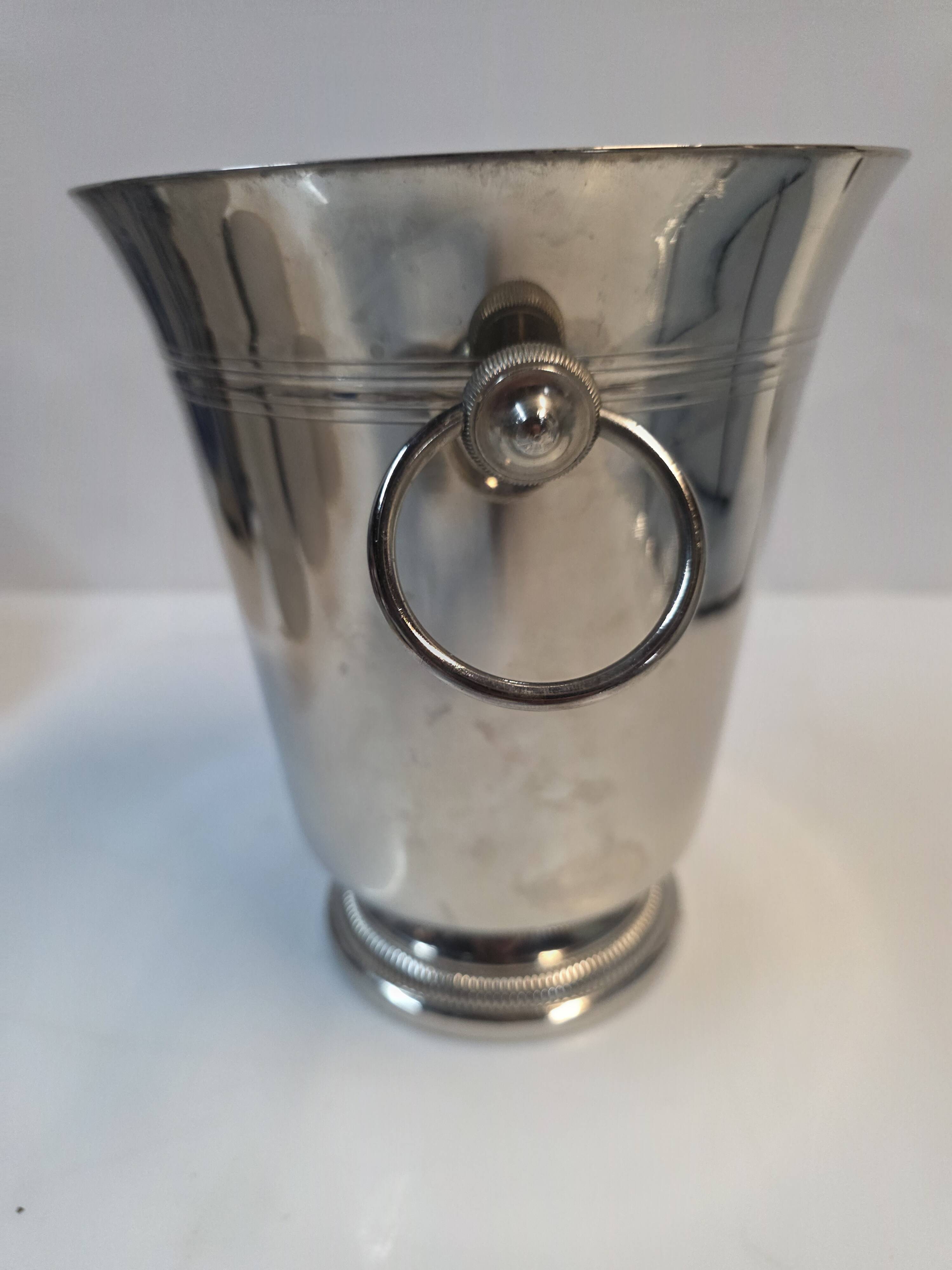 Silver-plated champagne bucket mid-20th century