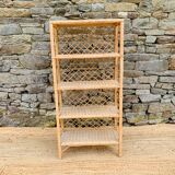Wicker shelf