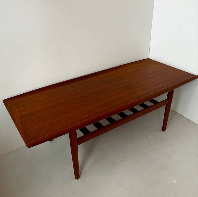 Danish teak coffee table by Grete Jalk