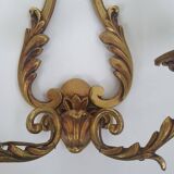 Paire d'appliques murales bougeoir anciennes