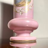 Opaline Vase Saint Louis peint main