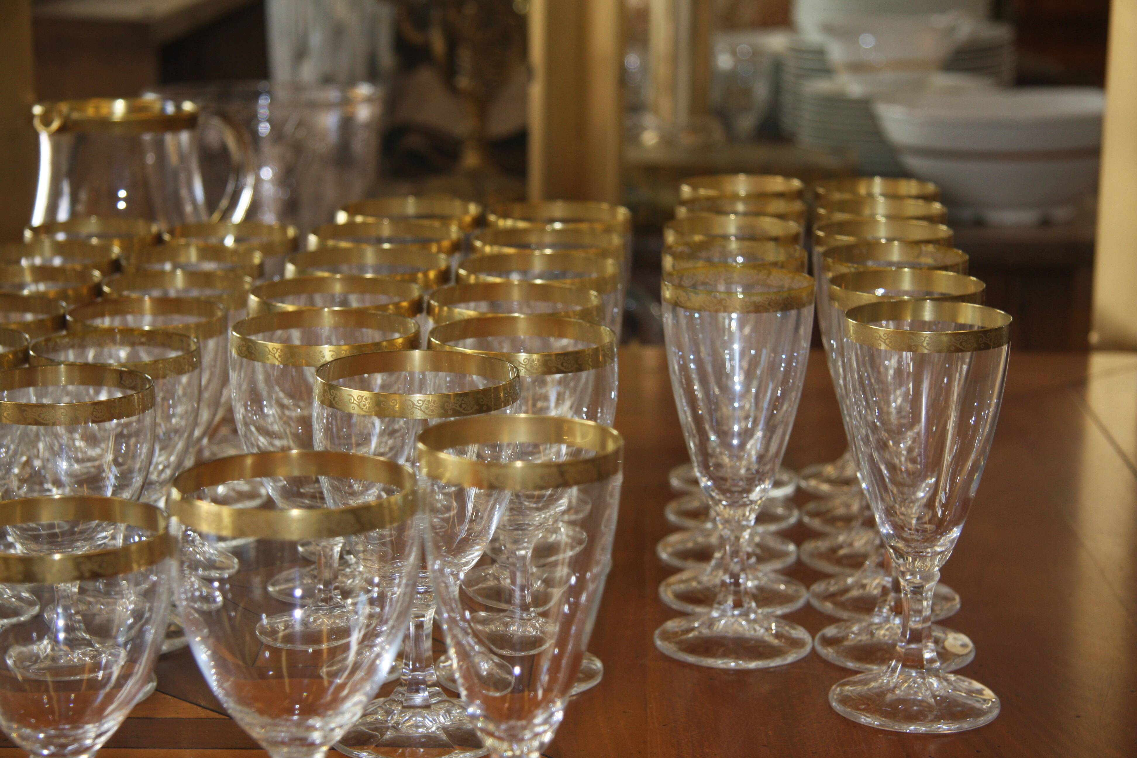 glassware set, 48 pieces