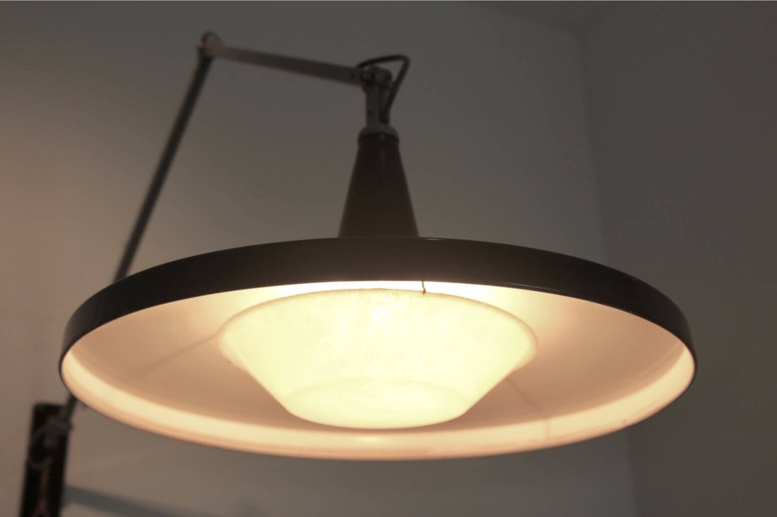 Gispen Panama Wall Lamp No. 4050 by Wim Rietveld & André Cordemeyer – Black