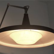 Gispen Panama Wall Lamp No. 4050 by Wim Rietveld & André Cordemeyer – Black