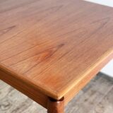 Mid-Century Modern Danish Dining Table in Teak by H.W. Klein for Bramin, Extendable, 1960