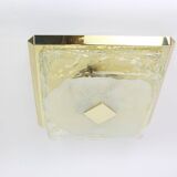 Square ceiling light Kalmar in organic Murano glass, Austria, 1960s.