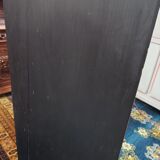 Vintage painted wooden bookcase