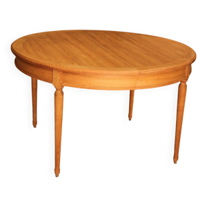 Table ronde ovale chêne