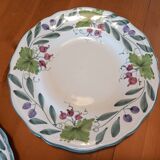 4 salad plates, dessert Fortebraccio Italy