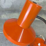 Lampe de bureau vintage orange années 70
