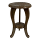 Arts & Crafts Japanese Hand Carved Side Table for Liberty London, 1905
