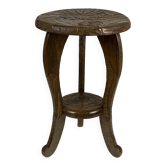 Table d'Appoint Japonaise Sculptée à la Main Arts & Crafts pour Liberty London, 1905