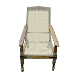 Fauteuil colonial en teck