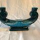 Double ceramic candle holder