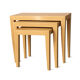 Nesting tables in oak by Severin Hansen