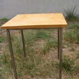 4 tables 1960 wood and metal