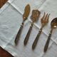 Antique service for sweets or hors d'oeuvres