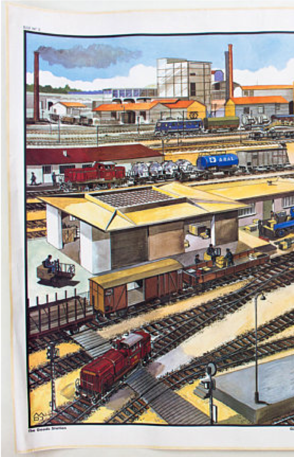 Gare, grille éducatif, 1965