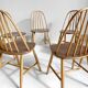 Set of 6 chairs Sven Erik Fryklund for Hagafors, model 16, Sweden, 1950