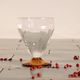 Set of 9 antique art deco wine glasses vintage amber foot