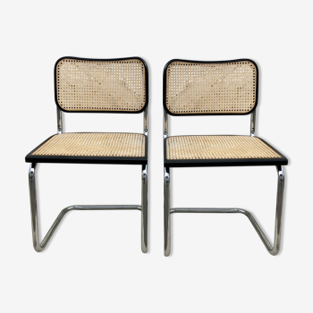 Pair of Chairs Cesca B32 Marcel Breuer