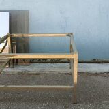 Table basse chrome vintage