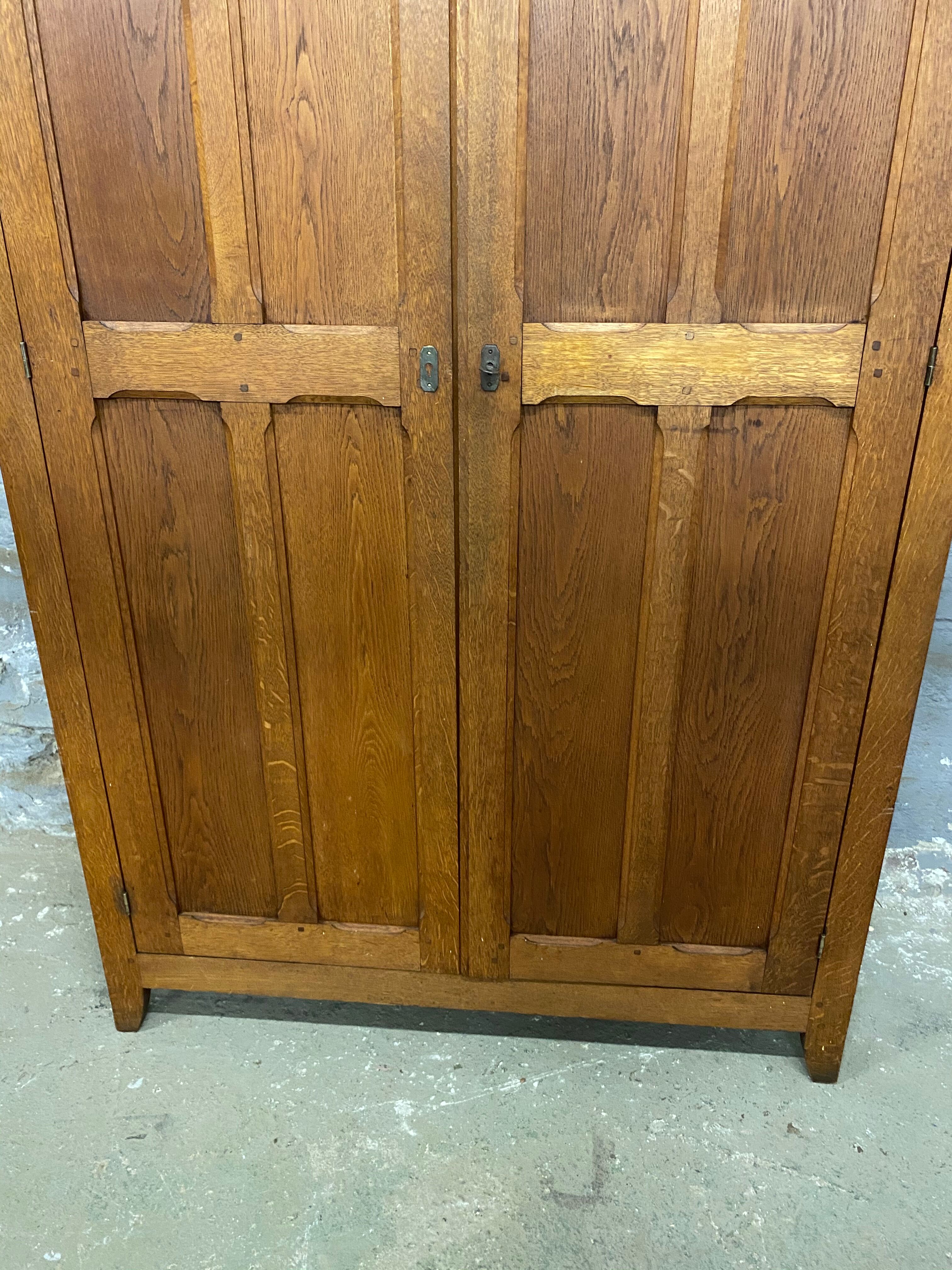 Parisian cabinet vintage solid oak