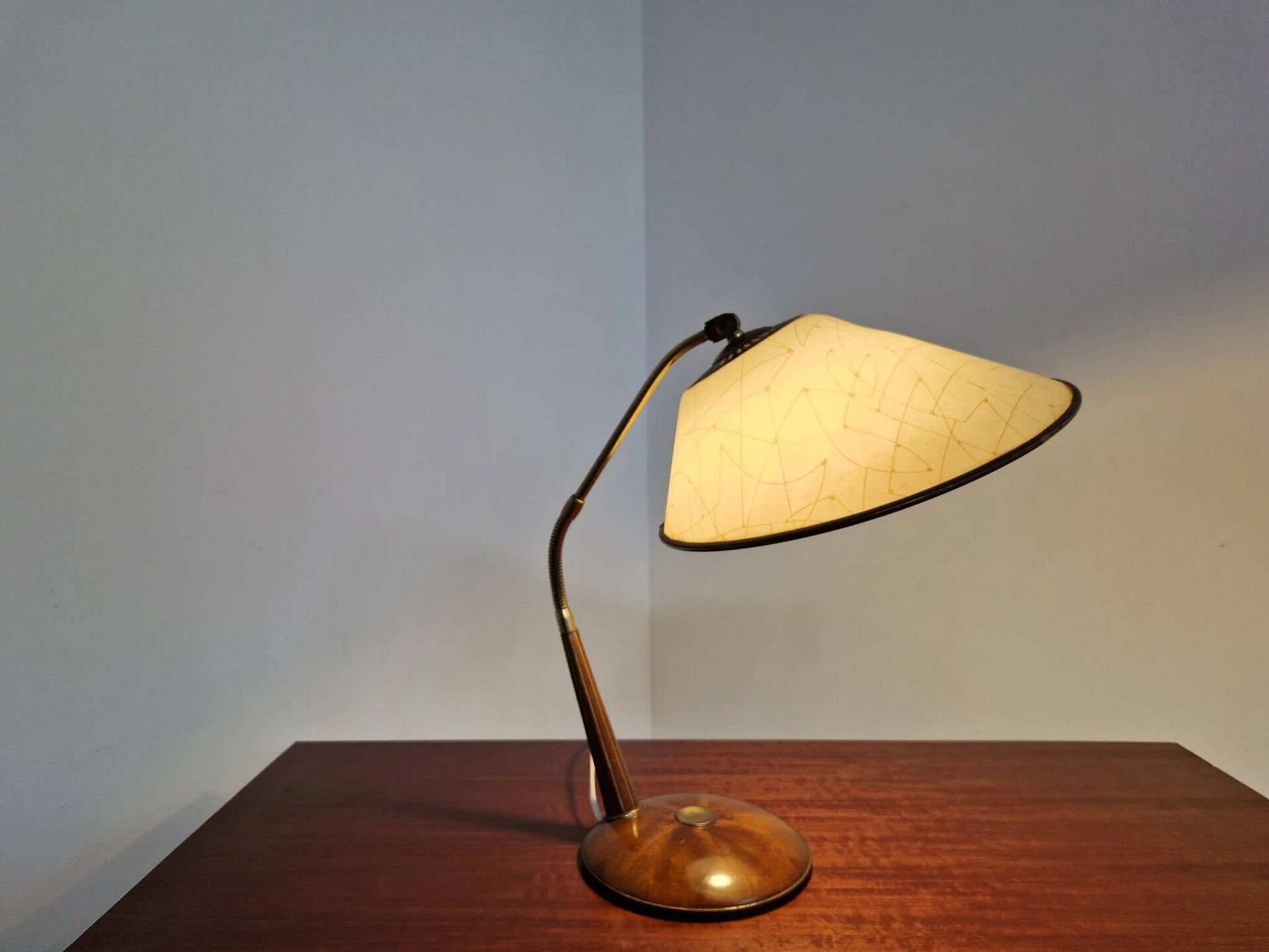 Temde Leuchten | Lampe de bureau des années 50