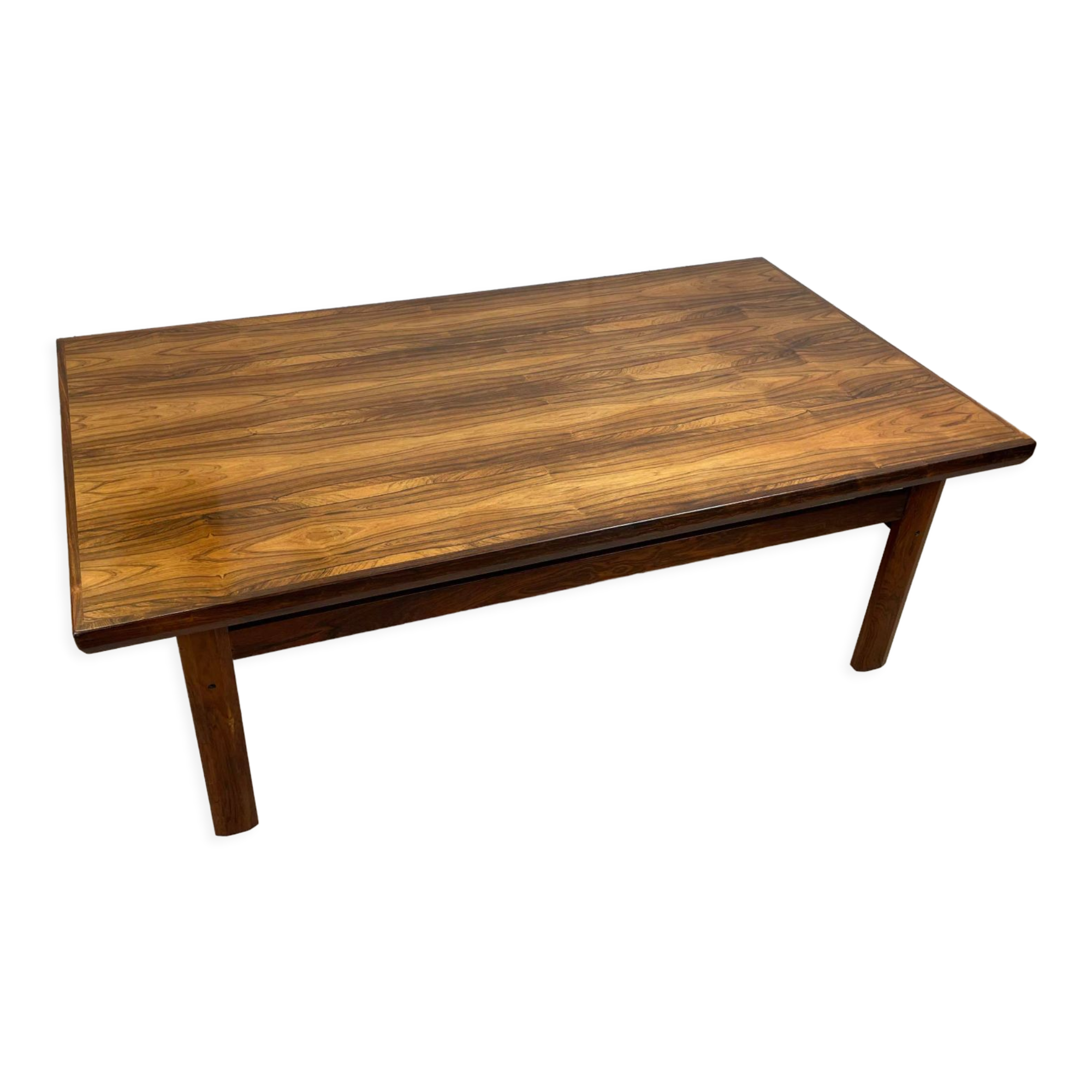 Scandinavian rosewood coffee table, 60s