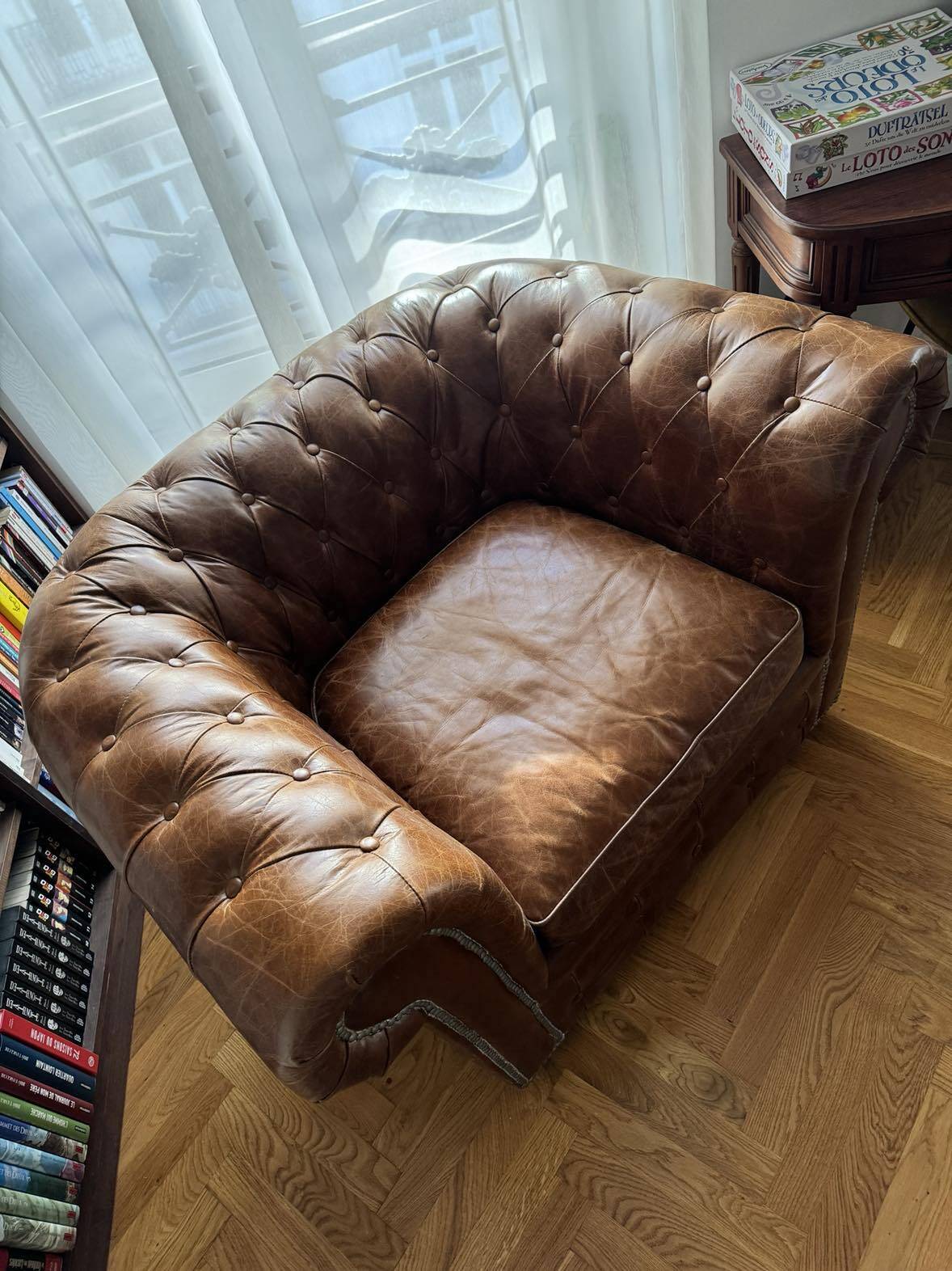 Chesterfield armchair