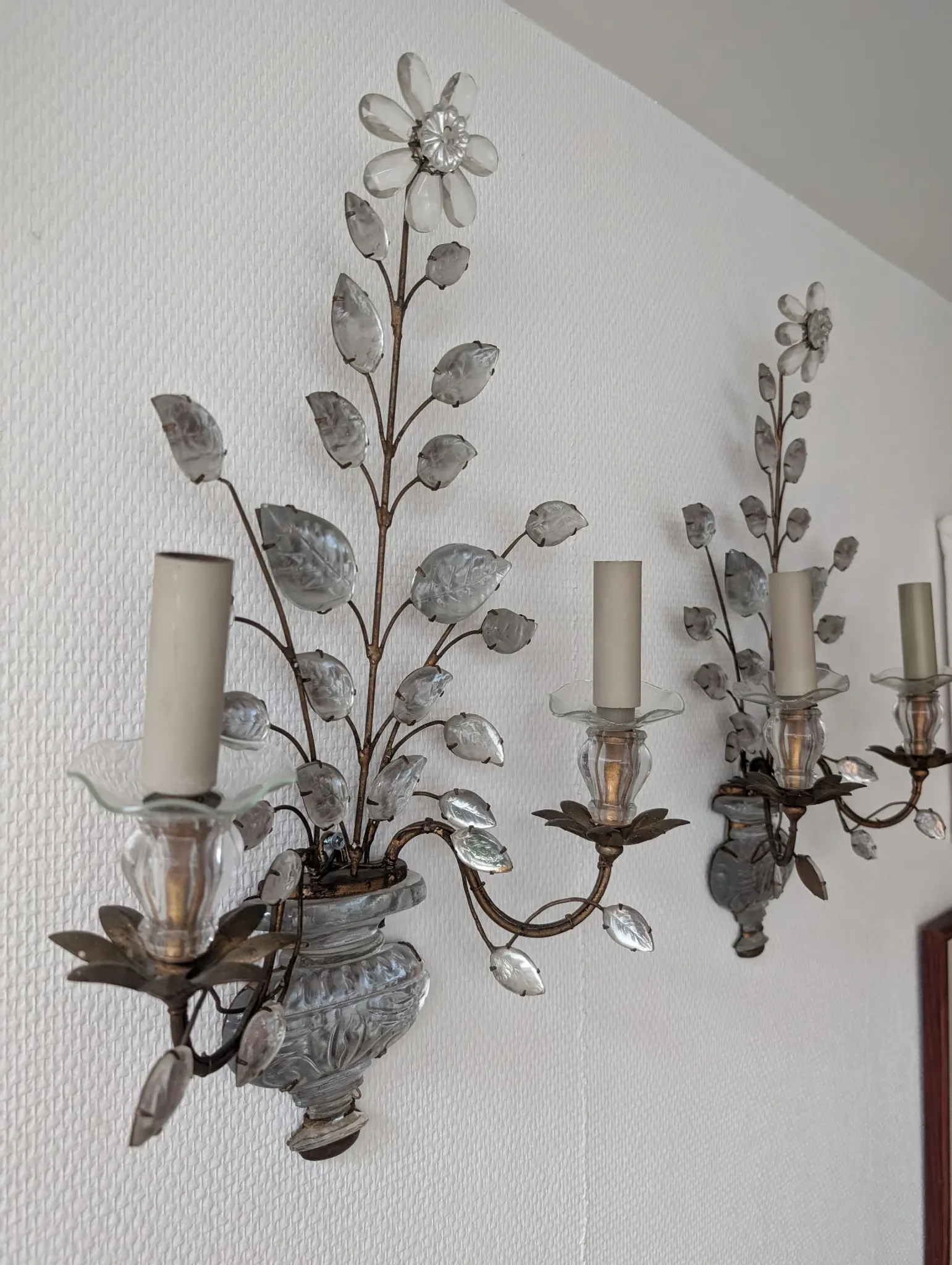 Pair of wall lights - Maison Baguès