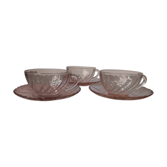 Rosaline Arcoroc teacups