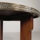 Art Deco table with brass top, Amsterdam School, 1930s