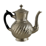 Nickel-plated metal teapot by Eduard Rau Muenchen