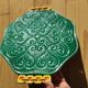flat dish in slipware