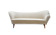 Sofa chaise sculptural Arc asymmetrical Swedish 50s/60s