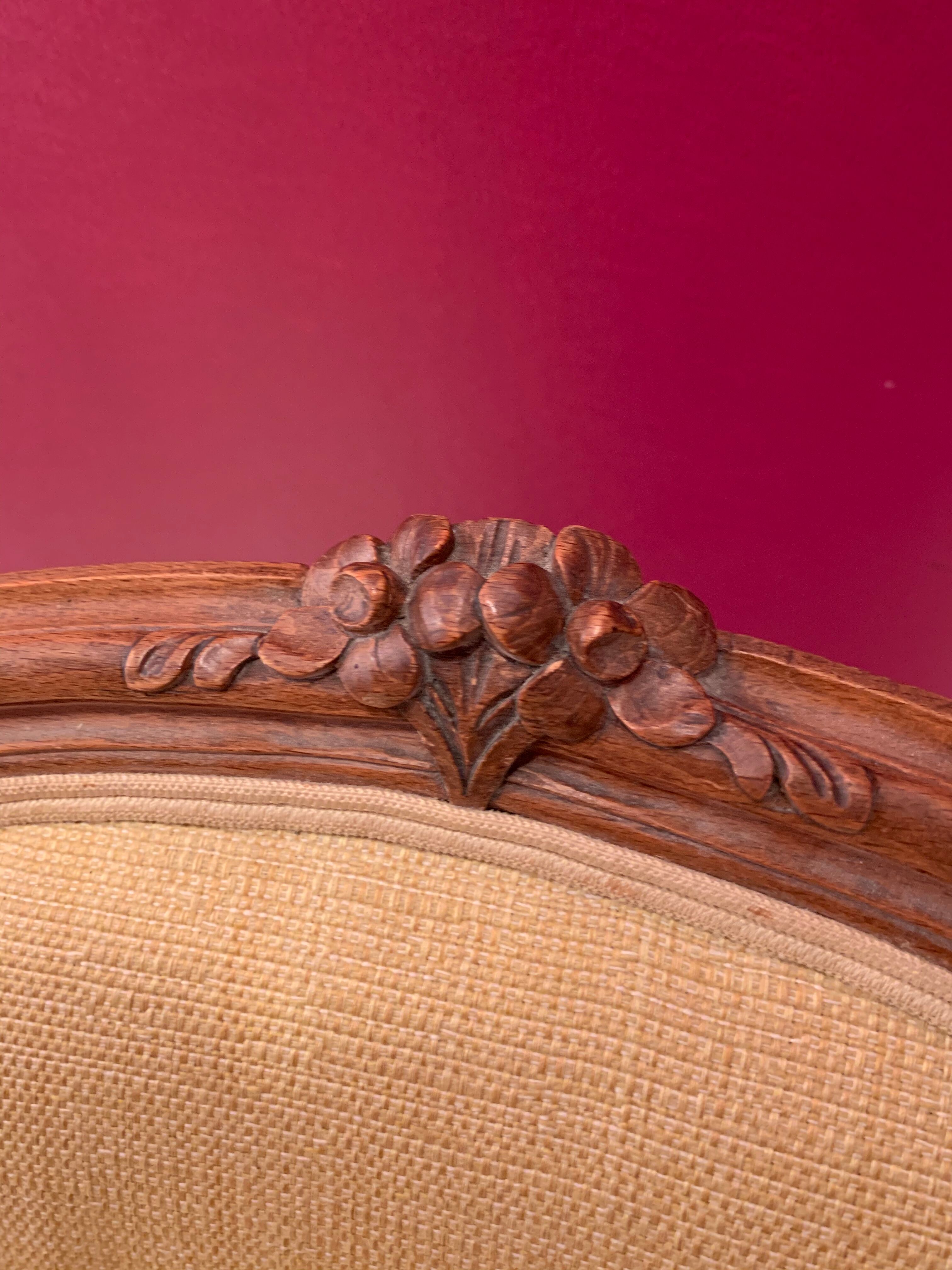 Pair baroque armchairs